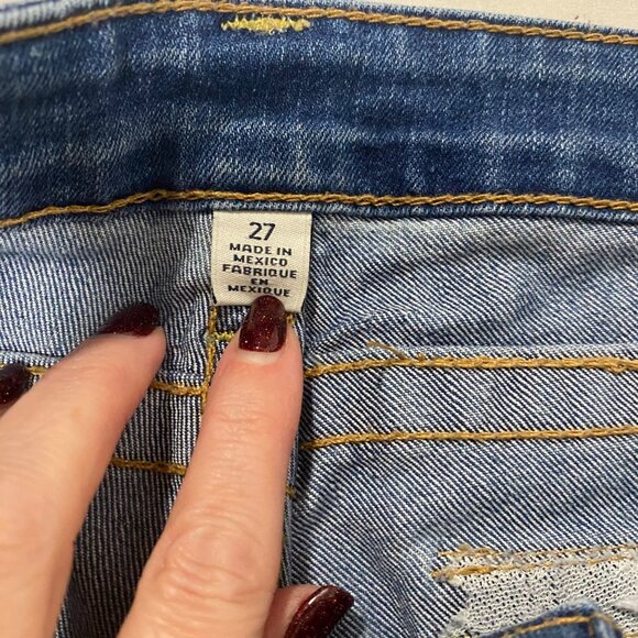 True Religion Straight Leg Jeans Low Rise Size 27 - Picture 9 of 14